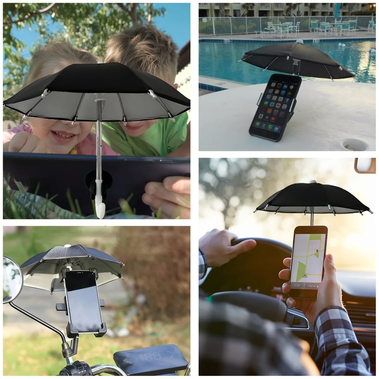 Mini Shield: Phone Rain & Sun Protector