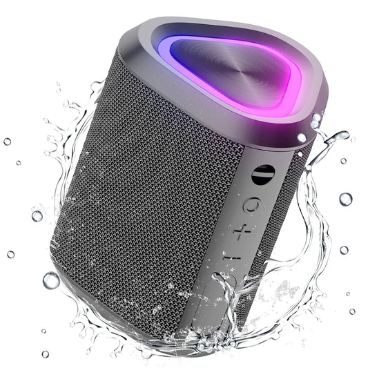 "Portable Bluetooth 5.0 Speaker – 24H Playtime, Stereo Bass, 100 Ft Range, IPX7 Waterproof Mini Wireless Speaker"