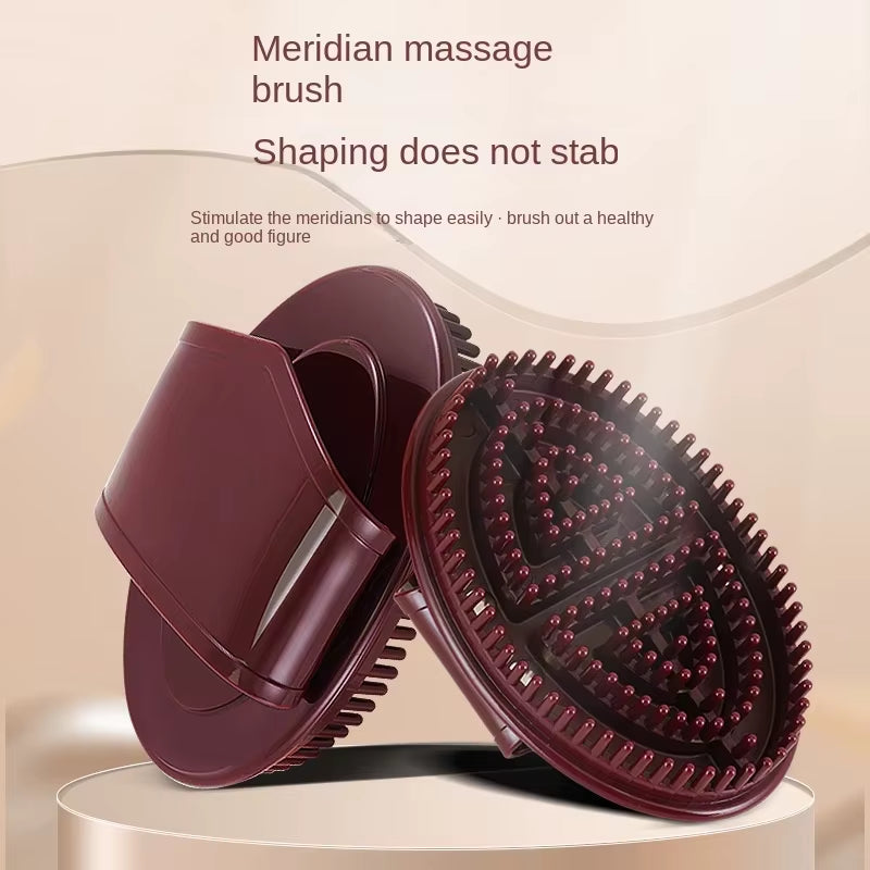 2PC Meridian Slimming Brush Manual Massager Body Massage Back Leg Relaxation Handheld Slimming Belly Artifact Massage Tool